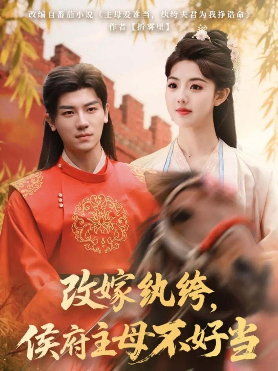 《改嫁纨绔》侯府主母不好当，看完才懂古代女性的人性与爱情有多难！